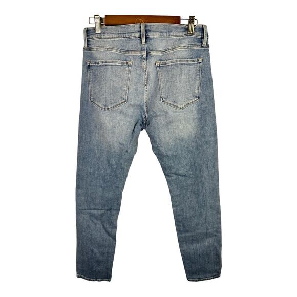 Frame Womens Le Garcon Mid-Rise Boyfriend Denim Jeans in Overturn Size 28 - Picture 4 of 12
